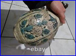 Vase En Terre Cuite Persan OTTOMAN MOYEN-ORIENT XIVÈME