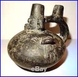 Vase Etrier Lambayeque Chimu Perou 1300ad Peru Pre-columbian Ceramic Vase