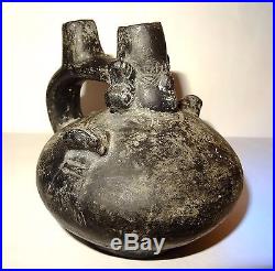 Vase Etrier Lambayeque Chimu Perou 1300ad Peru Pre-columbian Ceramic Vase