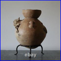 Vase Zoomorphe en Terre Cuite, El Salvador 800 ap. J. C. Précolombien
