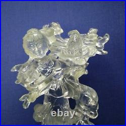 Vintage Chinese glass figurine, 20th century