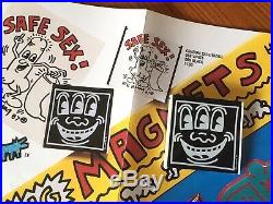Vintage Keith Haring Condom Case And POP SHOP Collectibles 1987